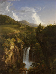 Genesee Scenery (Mountain Landscape with Waterfall) 1847